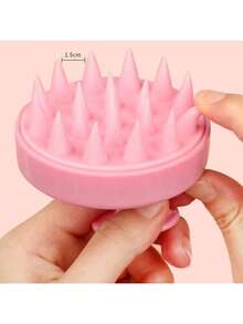 3pcs Scalp Cleaner And Head Massagers, For Pressure Relief And Hair Growth, Shower Brush For Both Men And Women - Make Your Shampooing Day Easier And Faster, Suitable For Home Salon Hairstyles - Multicolor - View 4