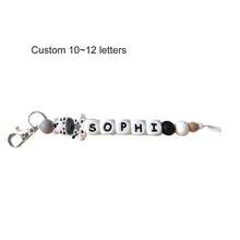 1PC Custom Animal Letter Keychain, Can Be Used As Name Bag Hanging,Back To School Gifts,Customized Keychains & Accessories,End Of Summer,Delicate Romance,For Office,For School,For Classroom,For Teacher Gifts,For University,For Colleague,For Dorm Rooms - Silicone Keychain - View 24