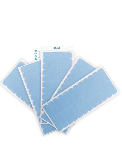 Hair System Tape Invisible Wig Glue Adhesive Materials Double Sided Tape Black For Lace Front Toupee Hair Extension Tape