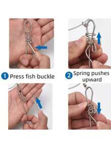 这款不锈钢鱼钩是钓鱼爱好者的实用工具。它采用加厚不锈钢制成，防锈耐用。配备醒目的浮标和加厚的接地塞。 - 彩色 - 查看 6