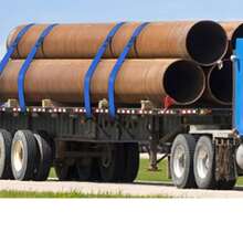 Correas de cabrestante , 10 cm x 9 m, capacidad de carga de 2777 kg, resistencia a la rotura de 8277 kg, correas para camión con gancho plano, amarres para plataforma, control de carga para remolques, granjas, rescates, protección de árboles, color azul (paquete de 10) - Azul - Ver 9