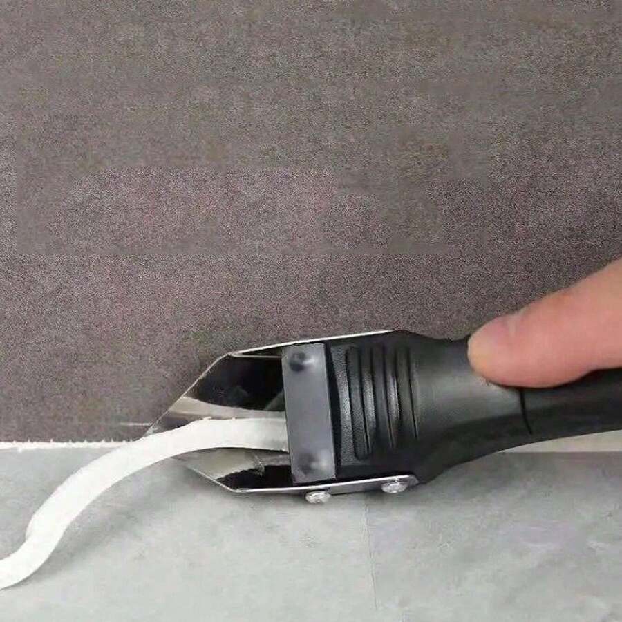 1PC/2PCS 20CM 30CM Stainless Steel Head Plastic Handle Multi Purpose Cleaning Scraper Tool For Kitchen Bathroom Floor Gap Caulking Glass Seam Sealing Home Improvement Cleaning Tools Durable Heavy Duty Rustproof Easy Grip Space Saving Home Office Car Use - Nhiều màu - Xem 1