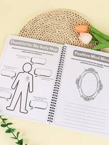 130+页艺术治疗练习册，社会情感学习活动，增强情绪意识和自我接受 - 彩色 - 查看 6