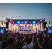 2pz Panel Decorativo Moderno Panel de Lentejuelas Reflejante Decorativo Fácil de Instalar Eventos/Festivales Fiesta/Negocios/Decoradores Profesionales,1*1m - Multicolor - Ver 5