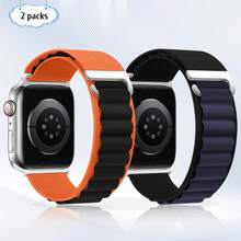 Nylon Sport Band Compatible With Apple Watch Band 38mm 40mm 41mm 42mm 44mm 45mm 46mm 49mm, Adjustable Sport Loop Strap With C-Hook For Watch Series 10/9/8/7/6/5/4/3/2/1/SE/Ultra 1 2 - 44/45/46/49/seriesl.2.3-42mm - View 21