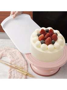 1pc Cake Transfer Spatula, Cake Serving Tray Spatula, Cake Decorating Icing Smoother Baking Tool