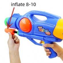 Pistolas de agua - Juegos al aire libre para niños - Juguetes de baño - Regalos perfectos - Juegos de pistolas de agua para niños - Pistolas - Juegos de tiro al blanco - Juegos para niñas - Piscinas para niños > Piscinas - Juguetes de playa de verano - Pistolas de agua para el baño - Suministros para el Día Nacional de Arabia Saudita - Multicolor - Ver 4