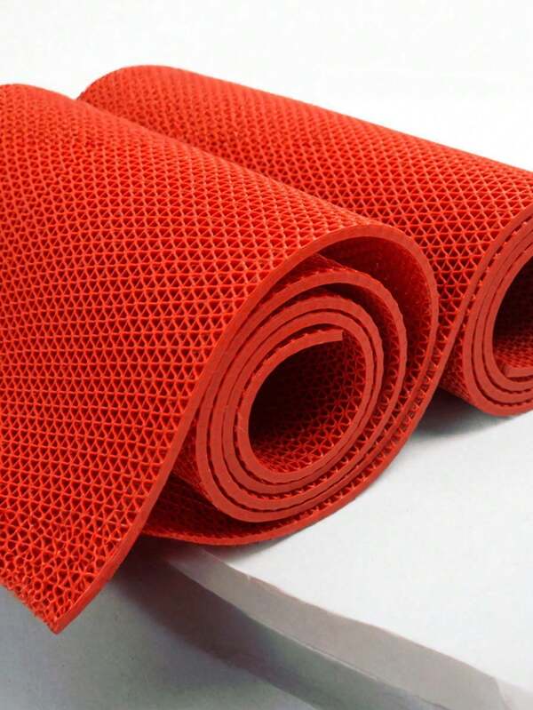 1 Stück Fußmatte, rutschfeste Badmatte, Küchenmatte, WC-Matte, wasserdichter und ölbeständiger PVC-Teppich für den Außenbereich, Fußmatte aus Kunststoff, Cut-Out