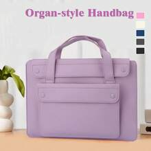 PU Laptop Bag Compatible With MacBook Air 13 Pro 14 16 Hp 13/14/15/16 Inch Notebook Simple Liner Bag Computer Sleeve