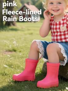 Warme wasserdichte Regenschuhe, langanhaltend, rutschfest, Outdoor-Wanderschuhe für Kinder für Regentage