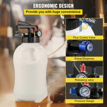 Bomba de fluido de transmisión , dispensador de sistema de recarga ATF de 2 vías, extractor de aceite y líquido de 10 litros de gran capacidad, juego de herramientas para bomba de fluido de transmisión automática con 14 adaptadores de llenado ATF. - 10 litros - Ver 4