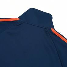 Adidas Toddler Sports Casual Jacket, Adidas Soft Breathable Fabric, Elastic Cuffs, Windproof Casual Jacket - Blue - View 6