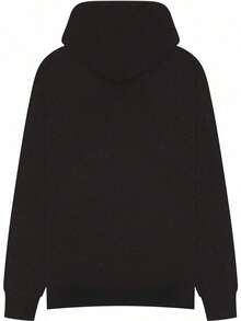 Men Zip-Up Hoodies - 黑色 - 查看 4