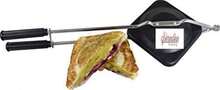 Shradha Trading - tostador de mano para sándwiches de gas, parrilla, tostador - negro - Ver 3
