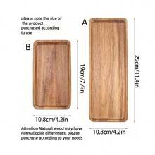 1/2/3 Stücke Akazien Holz Serviertablett, Frühstückstablett, Ess-/Küchentablett, Obstschale, Kaffeetablett, Teeschale, Snacktablett, Dekorationsstück für Wohnzimmer, geeignet für Hotels, Restaurants, Zuhause, Partys, Thanksgiving, Weihnachten, Neujahr, Mehrzwecktablett für den Außenbereich