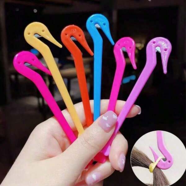 10 Pcs Hair Band Cutters, Professional Rubber Band Remover Tools For Hair Styling, Practical And Convenient Elastic Bands Cutteafe Hair Accessories For Women, Girls, Quick And Easy Tool To Remove Ponytail Rubber Bands Without Pulling Or Damaging Hair (Durable ABS Material, Lightweight And Reusable)