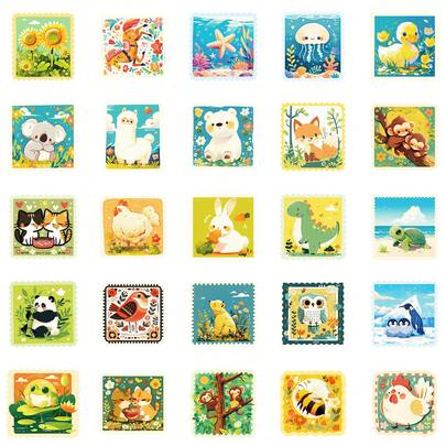 50 PIEZAS Pegatinas de serie retro de dibujos animados, adecuadas para refrigeradores, patinetas, computadoras, fundas de teléfonos móviles, mochilas, estuches de lápices, etc., decoraciones exquisitas y creativas para el hogar