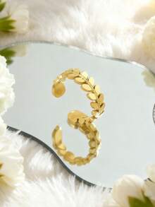 Vòng cửa tay áo Trang trí tròn - Vàng - Xem 5