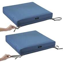 Classic Accessories Ravenna - Funda para cojín (resistente agua, 72 x 21 x 3 pulgadas), color azul(Azul (Empire Blue) 80"L x 26"W x 3"Thick) - Tipo 2 - Ver 7