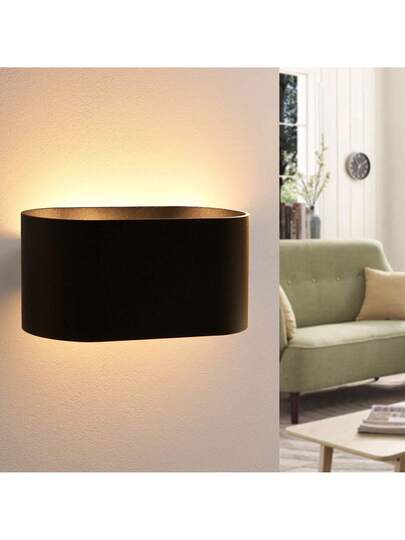 Alpinaluz Pack Of Zwart Aluminum Indoor Wand Sconces Up Down Lighting, G9 Socket (Bulb Not Included) view 6