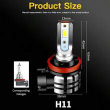 2x 9005/9006 H7 H4 H11 maschio a femmina cavo di prolunga cablaggio prese connettore adattatore