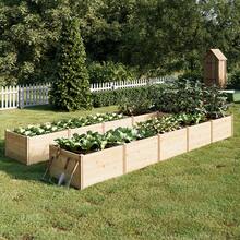 Merluxy Raised Garden Bed With 19.6 Inch Deep U-Shaped Planter Box, Modular Wooden Design For Flexible Outdoor Gardening Layouts, Ideal For Patio, Yard, Or Greenhouse - 7.5x15x1.6 FT - View 1