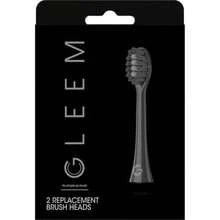 Gleem Cabezal de recambio de cepillo de dientes eléctrico, 2 unidades, negro(2 Count (Pack of 1) Negro) - Tipo 1 - Ver 3