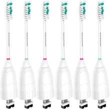 Replacement Toothbrush Heads For  Sonicare E-Series (6 Pack With Caps) - 白色-6 計數 - 查看 2
