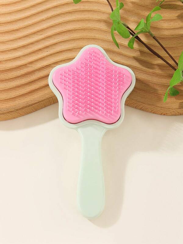 مشط بتصميم نجمة خماسية ذو لون أحادي، مشط مناسب للاستخدام المنزلي للشعر الجاف والرطب، فرشاة شعر، فرشاة لتسريح الشعر للخلف، فرشاة تصفيف الشعر، فرشاة للشعر المجعد، فرشاة للحواف، مشط شعر، فرشاة شعر، مجموعة فرش شعر، مشط للشعر، مشط للشعر المجعد، فرشاة فك التشابك، فرشاة شعر للنساء، شعر، سفر، منتجات شعر، أدوات شعر، مستلزمات شعر، حلاق، اكسسوارات حلاق، صالون حلاقة، معدات تصفيف الشعر