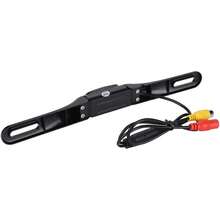 Cámara universal de visión trasera para automóvil, vehículo Matrícula de respaldo Cámara de respaldo de 170º Cámara de estacionamiento de 8 LED Vista nocturna impermeable. - 1 - Ver 4