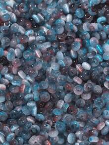 100 pezzi 2*4mm Perline di vetro bicolore a occhio di gatto, confezione per accessori fai-da-te per braccialetti, forniture per gioielli e artigianato, parti all'ingrosso - Multicolore - Visualizzare 6