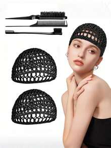 Hollow Hair Network 新品推荐!甜美可调节发饰,轻松打造蓬松发型,日常佩戴超级方便! - 黑色 - 查看 10