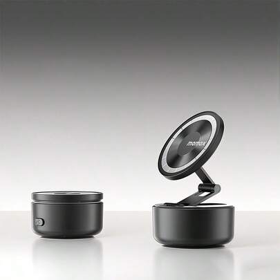 MOMAX KH20 真空磁吸電動吸附車載手機支架 導航專用 汽車使用 車載適用 黑色