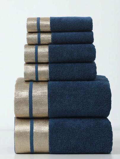 1 pieza Toalla de baño de algodón delgada, rectangular de 70*140cm, azul, adecuada para adultos, hombres y mujeres, natación, baño, envoltura, o toalla de mano de 34*74cm, pañuelo de 34*34cm, de secado rápido, absorbente, suave, adecuada para baño, cocina, viaje, regalos, gimnasio, playa, hotel, salón, exterior