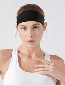 Sweat-Absorbent Sports Headband, Basketball Running Yoga Turban, High Elasticity Lightweight Breathable Soft And Comfortable