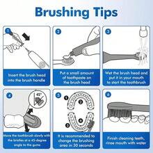 Replacement Toothbrush Heads Compatible With  , Pack Of 16 Professional Replacement Brush Heads For  7000, Clean,  Pro 1000, 9600, 500, 3000, 8000{Inchcolor_nameinch:InchWhiteinch,Inchsize_nameinch:Inch1Count(Packof16)Inch} - trắng - Xem 9