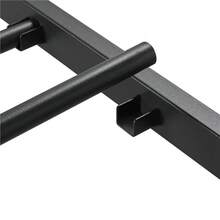 Butterslay Simple Twin/Twin XL Metal Bed Frame With Under-Bed Storage Space, Platform Bed Frame With Headboard And Footboard, 12 Metal Slats Support, Black/White - Đen (song sinh) - Xem 6