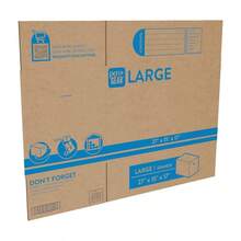 10 Pack Large Moving Boxes, 27Lx 15Wx 17H, Kraft - Regular+L+10 Pack - View 8