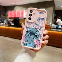 Miniso Cute Stitch From Disney's Lilo & Stitch Print, Front With Large Adorable Stitch Design & Back With Stitch Line Art Patterns For Samsung Galaxy S25 Ultra/S25 Plus/S25/ Galaxy S24 Ultra/S24 Plus/S24/S24 FE/S23 Ultra/S23 FE/S22Ultra/S22 Plus/S22/S21 Ultra/S21 Plus/S21/S21 FE/A13/A14/A15/A16/A17/A33/A34/A35/A36/A52/A53/A54/Galaxy Note20Ultra/Galaxy Note20,Galaxy S25 Case,Galaxy S25 Case,Galaxy S25 Ultra Case Plus Stocking Stuffers,The Girlfriend,The Chosen,Early Fall Fashion. - Burgundy - View 4