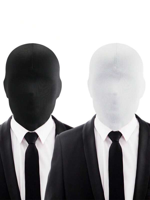 Máscara de capucha de rostro completo Zentai para hombres y mujeres - Cubierta completa de cabeza negra para cosplay | Compatible con traje de Body completo | Perfecto para fiestas, actuaciones y eventos temáticos, cosplay, Halloween, actuaciones de danza, teatro, fiesta