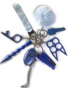 kit de defensa  personal especial para mujer - Azul - Ver 1