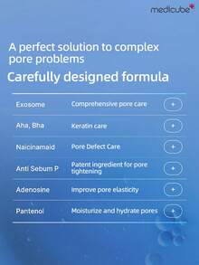 Medicube K-Beauty 30 ml Serum Zero Exosome Shot | 7500 ppm Do intensywnej pielęgnacji/dla zaawansowanych | Serum do twarzy Spicule | Płynne serum wzmacniające skórę | Exosome, AHA+BHA+PHA | Pielęgnacja porów, Zwężenie porów, Usunięcie martwych komórek naskórka, Tekstura skóry | Koreańska pielęgnacja skóry