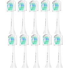 Replacement Toothbrush Heads Compatible With Philips Sonicare Electric Toothbrush, 10 Pack, Refills{Inchcolorinch:InchBlueinch} - Màu xanh lam - Xem 1