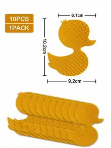 10pcs Duck Design Anti-Slip Shower Tread Sticker Home Bathroom Decor Fall Decor Back To School