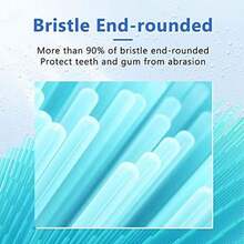 Replacement Toothbrush Heads For AquaSonic Black & Vibe Series, Curved With Nylon Bristles (Black) - màu đen - Xem 6