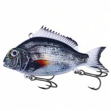HENGJIA 1pc VIB Soft Lure 12.5g 25g 32g Realistic Design Dynamic Swimming Lure Vibrating Sinking Type Saltwater Fishing Lure Wobbling Lure - Multicolor - View 26