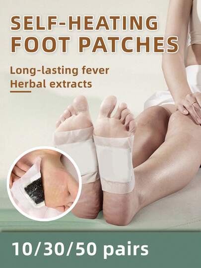 10/30/50 pares. Estos parches calentadores para los pies vienen en paquetes de 2 (cada par). Hechos con artemisa, proporcionan calentamiento continuo y están formulados con ingredientes herbales naturales. Son adecuados para el cuidado posterior al entrenamiento, ayudando a relajar la mente y el Body. Ideales para uso en interiores, son un gran regalo.