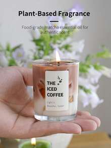 This 1pc Matcha Coffee Cup-Shaped, High-Appearance Jelly Wax Diffuser Candle Will Add A Warm And Romantic Touch To Your Home! It Makes An Excellent Gift Choice And Is Perfect For Spring-Themed Jar Candles. It Is Suitable For Various Occasions: Valentine's Day/Carnival/Easter/Party Gift, Wedding Accessory, Gift For Coffee Lovers, Unisex - Multicolor - View 7