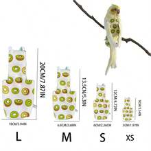 1pc Long-Tailed Parrot Bird Diaper Clothes For Bird Release - M Random Print - View 3