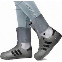 Cubre Zapatos Impermeable, Viaje Antideslizante Plegabl de Reutilizable para Hombres Mujeres - Extra grande - Ver 8